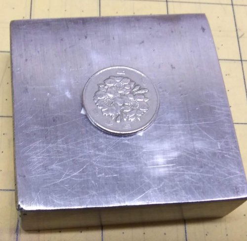 Judy Larson's Think Outside the Box - Alternative Metal Texturing - , Metalwork, Texturing, Use clear wide packing tape to hold the metal